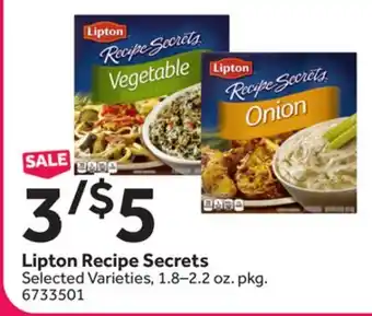 Stop&Shop Lipton Recipe Secrets offer