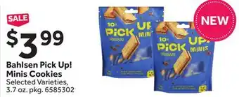 Stop&Shop Bahlsen Pick Up! Minis Cookies offer