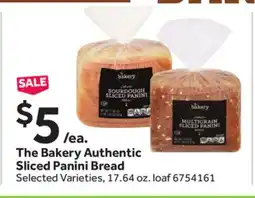 Stop&Shop The Bakery Authentic Sliced Panini Bread offer