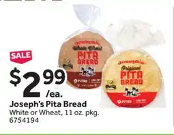 Stop&Shop Joseph's Pita Bread offer