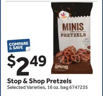 Stop&Shop Stop & Shop Pretzels offer