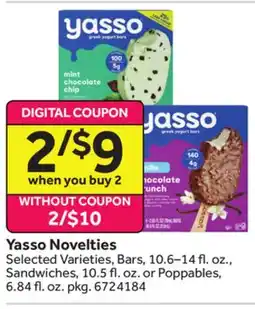 Stop&Shop Yasso Novelties offer