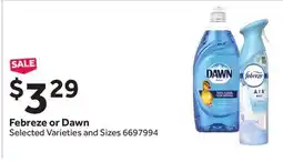 Stop&Shop Febreze or Dawn offer
