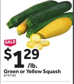 Stop&Shop Green or Yellow Squash offer