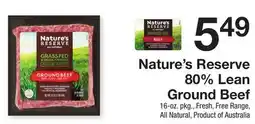 The Fresh Grocer 80% Lean Ground Beef offer