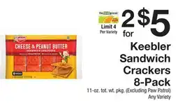 The Fresh Grocer Sandwich Crackers 8-Pack offer