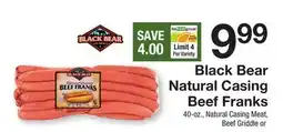 The Fresh Grocer Natural Casing Beef Franks offer