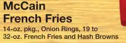 The Fresh Grocer French Fries offer