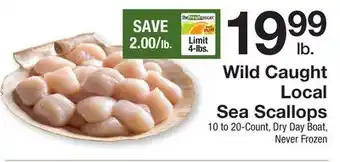 The Fresh Grocer Local Sea Scallops offer