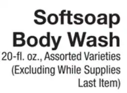 The Fresh Grocer Body Wash offer