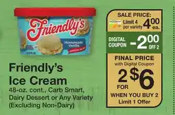 The Fresh Grocer Ice Cream offer