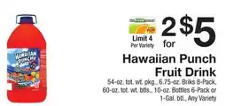 The Fresh Grocer Punch Fruit Drink offer