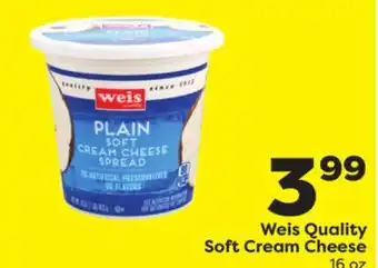 Weis Markets Weis Quality Soft Cream Cheese offer