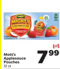 Weis Markets Mott's Applesauce Pouches offer