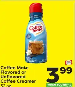 Weis Markets Nestle Coffee Mate Flavored or Unflavored Coffee Creamer offer