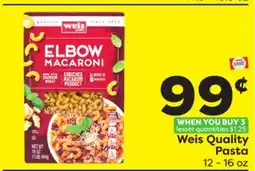Weis Markets Weis Quality Pasta offer