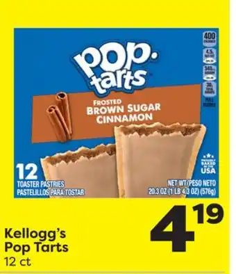 Weis Markets Kellogg's Pop Tarts offer