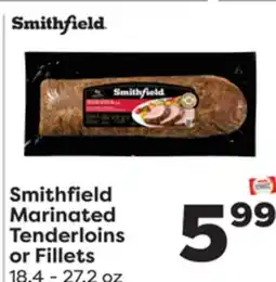 Weis Markets Smithfield Marinated Tenderloins or Fillets offer