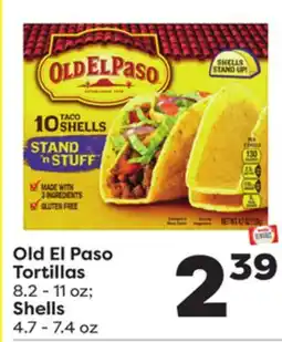 Weis Markets Old El Paso Tortillas 8.2-11 oz Shells 4.7-7.4 oz offer