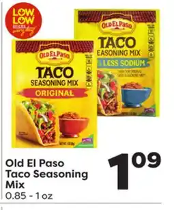 Weis Markets Old El Paso Taco Seasoning Mix offer