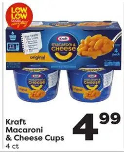 Weis Markets Kraft Macaroni & Cheese Cups offer