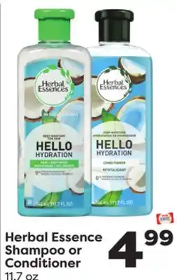 Weis Markets Herbal Essence Shampoo or Conditioner offer