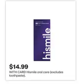 CVS Hismile oral care offer
