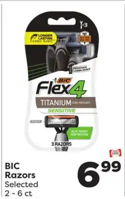 Weis Markets BIC Razors offer
