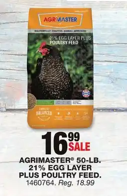 Blain's Farm & Fleet AGRIMASTER 50-LB. 21% EGG LAYER PLUS POULTRY FEED offer