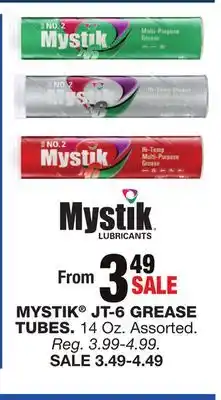 Blain's Farm & Fleet MYSTIK JT-6 GREASE TUBES offer