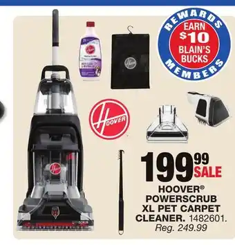 Blain's Farm & Fleet HOOVER POWERSCRUB XL PET CARPET CLEANER offer