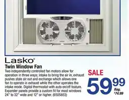 Ace Hardware Lasko Twin Window Fan offer