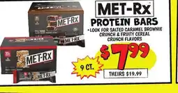 Ollie's MET-Rx PROTEIN BARS offer
