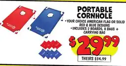 Ollie's PORTABLE CORNHOLE offer