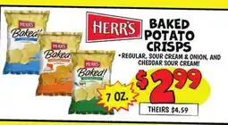Ollie's HERR'S BAKED POTATO CRISPS offer
