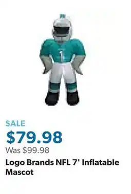 Sam's Club Logo Brands NFL 7' Inflatable Mascot offer