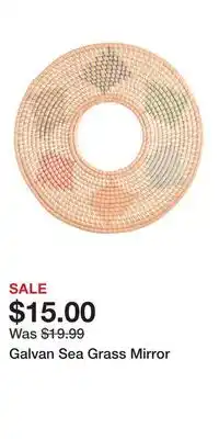 Galvan Sea Grass Mirror