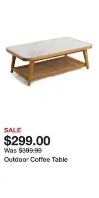 TJ Maxx Outdoor Coffee Table offer