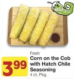 Albertsons Corn on the Cob with Hatch Chile Seasoning 4 ct. Pkg. offer