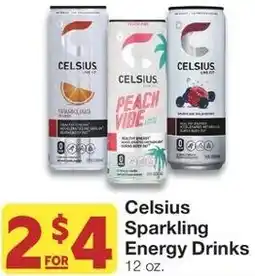 Albertsons Celsius Sparkling Energy Drinks offer