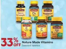 Albertsons Nature Made Vitamins offer
