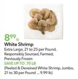 Publix White Shrimp offer