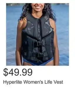 Costco Hyperlite Women's Life Vest offer