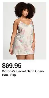 Victoria's Secret Victoria's Secret Satin Open-Back Slip offer