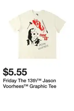 Five Below Friday The 13th Jason Voorhees Graphic Tee offer