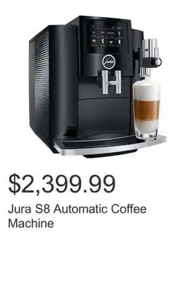 Costco Jura S8 Automatic Coffee Machine offer