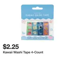 Five Below Kawaii Washi Tape 4-Count offer