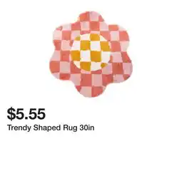 Five Below Trendy Shaped Rug 30in offer