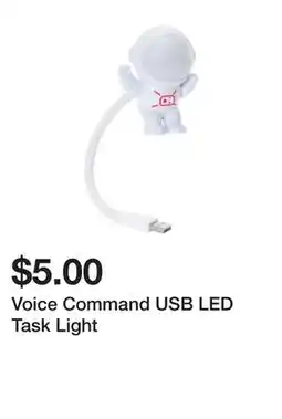 Five Below Voice Command USB LED Task Light offer