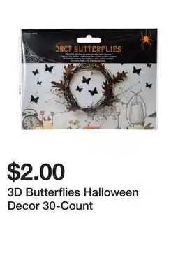 Five Below 3D Butterflies Halloween Decor 30-Count offer